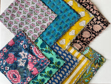 画像をギャラリービューアに読み込む, ブロックプリントハンカチ9種