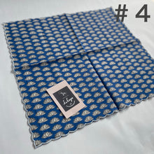 画像をギャラリービューアに読み込む, ブロックプリントハンカチ9種