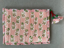 画像をギャラリービューアに読み込む, キルトポーチ