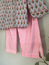 画像をギャラリービューアに読み込む, La Coupe Original -PJ Set ( Flower& Stripe)