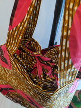 画像をギャラリービューアに読み込む, パーニュ布巾着バッグ