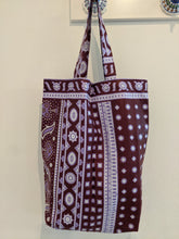 画像をギャラリービューアに読み込む, ケニヤのカンガ布バッグ